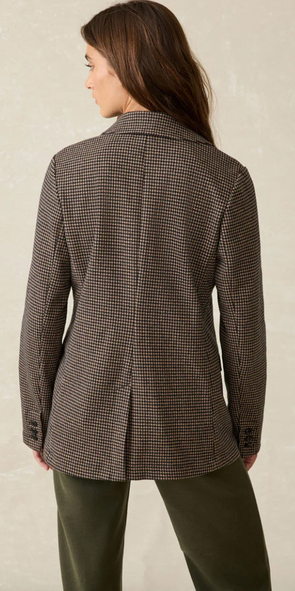 Faherty Inlet Houndstooth Blazer