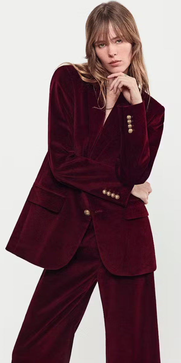 FRAME Everyday Velvet Blazer