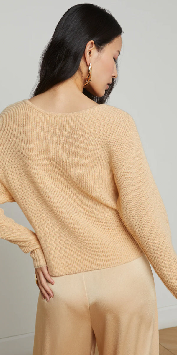 L'AGENCE Antonella Crossover Sweater