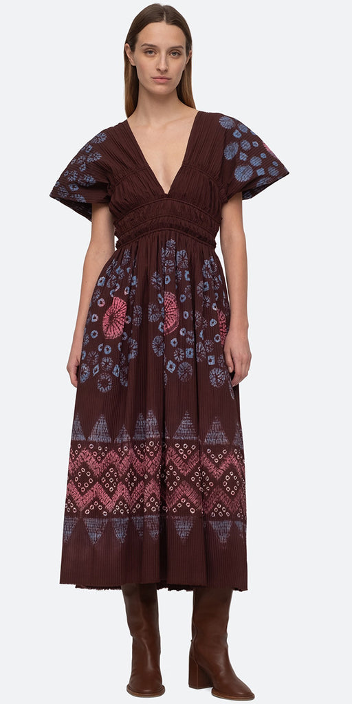 SEA NY Yana Tie Sleeve Dress