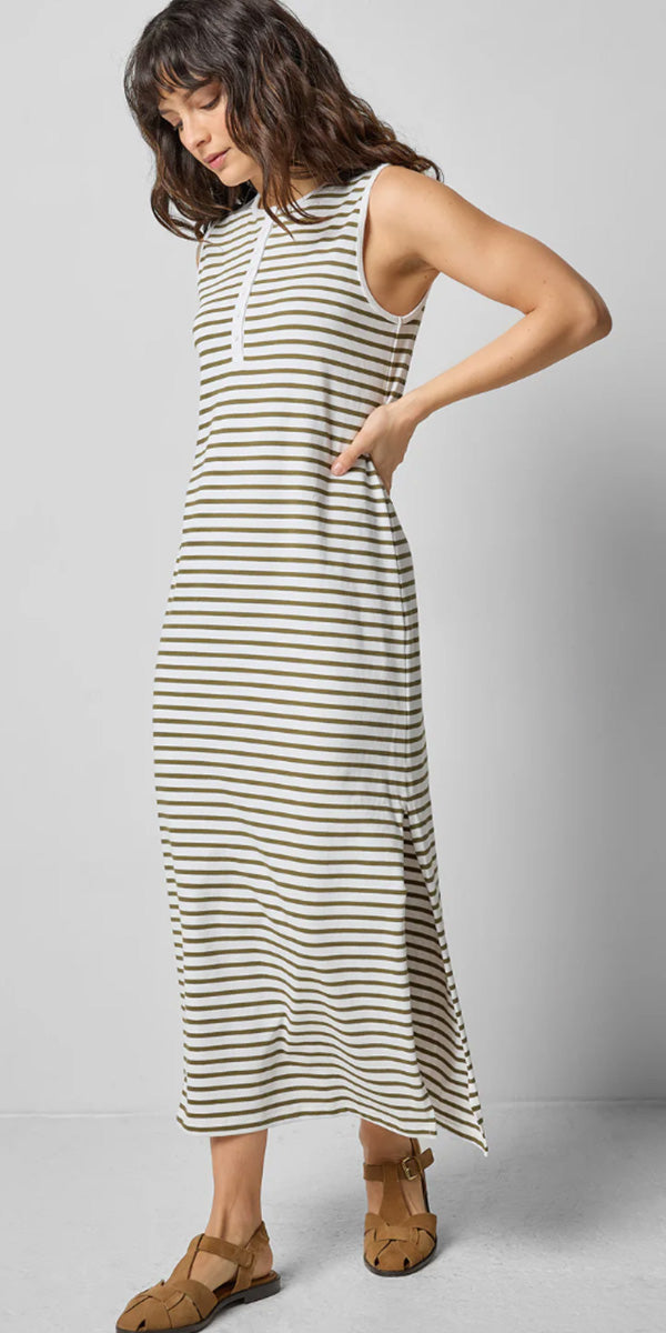 Lilla P Henley Maxi Dress