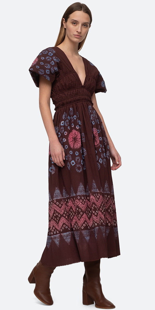 SEA NY Yana Tie Sleeve Dress