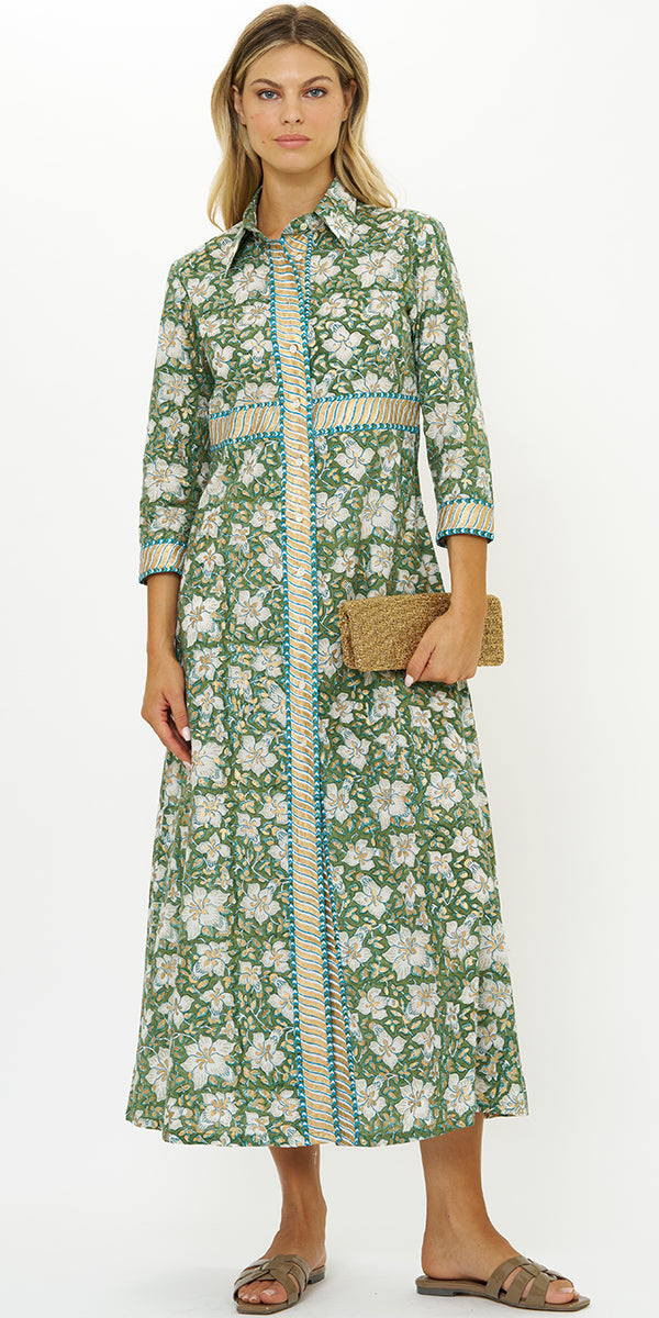 Oliphant Maxi Shirt Dress