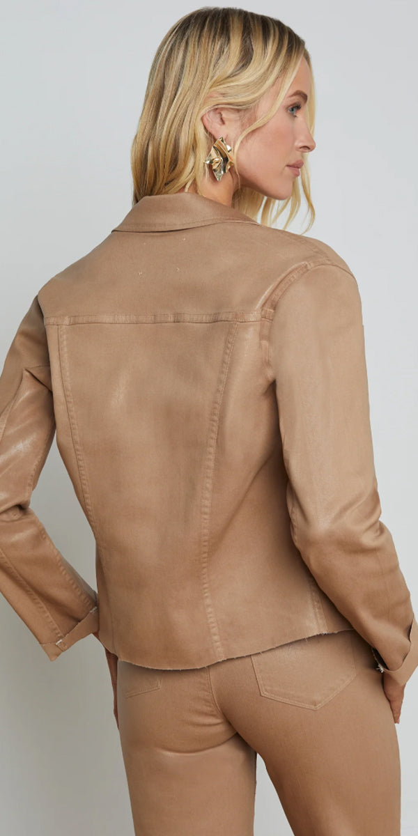 L'AGENCE Janelle Slim Raw Jacket