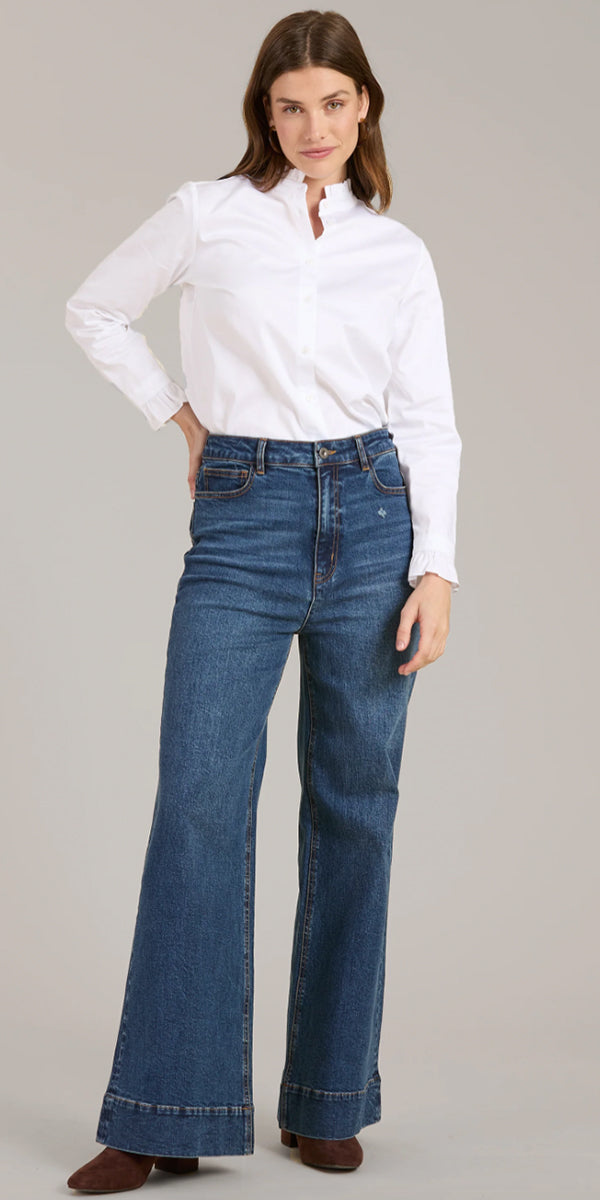 Tyler Boe Flared High Rise Jean