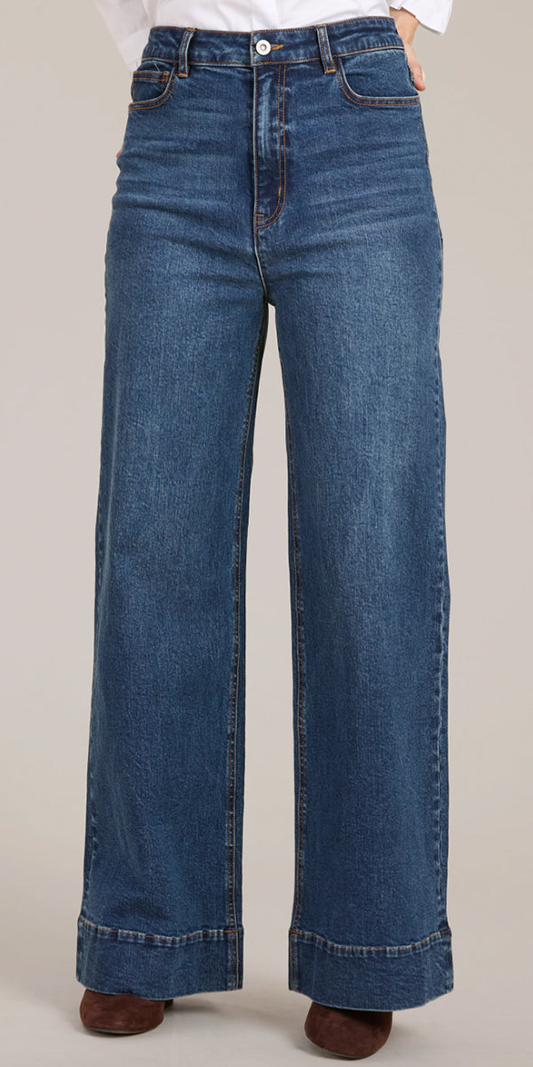 Tyler Boe Flared High Rise Jean