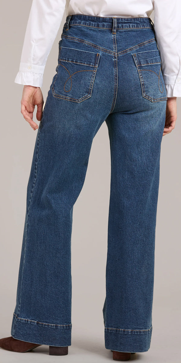 Tyler Boe Flared High Rise Jean