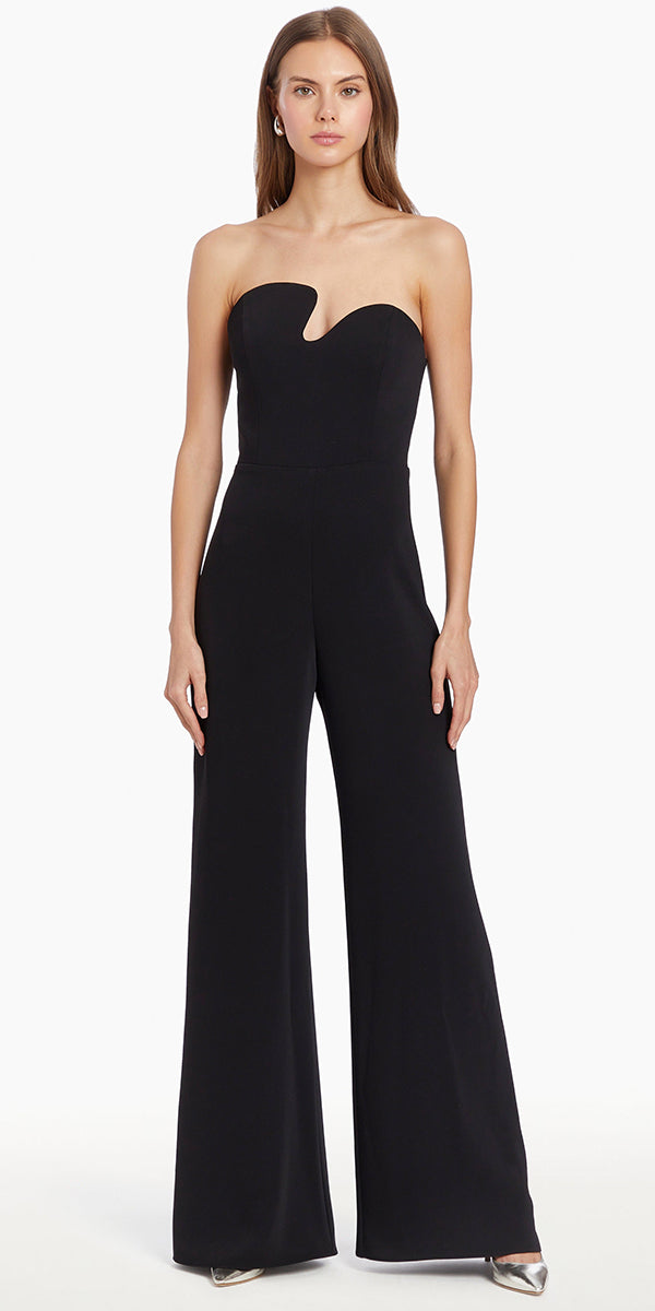 Amanda Uprichard Strapless Puzzle Jumpsuit