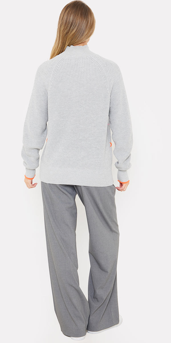 Brodie Cashmere Parker Plait Sweater