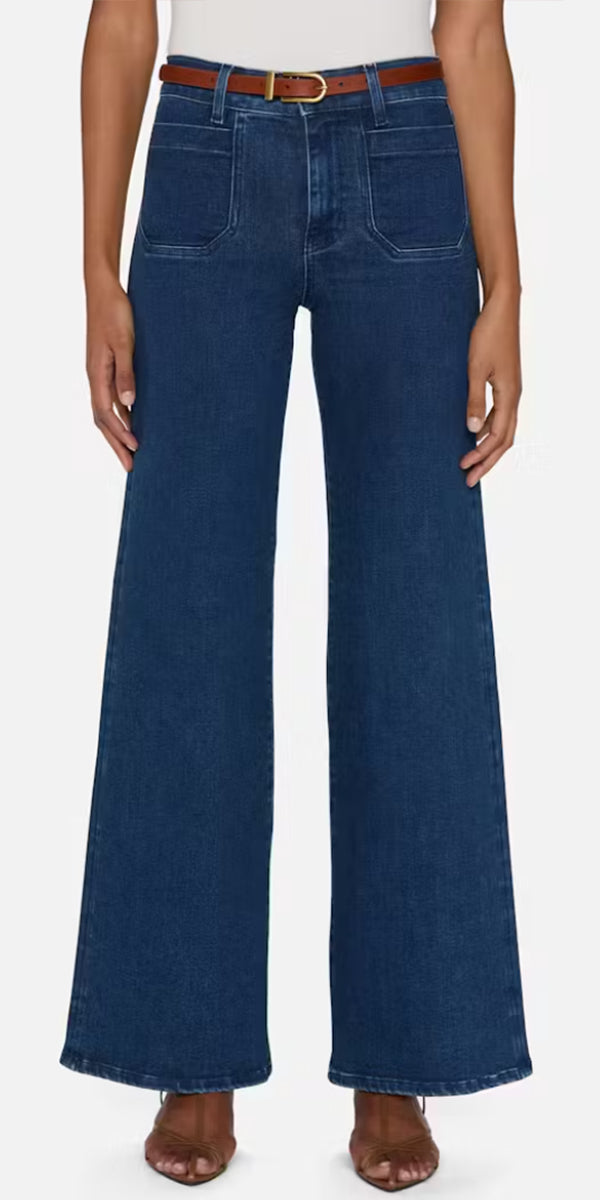 FRAME Le Slim Palazzo Modernist Pocket Pant