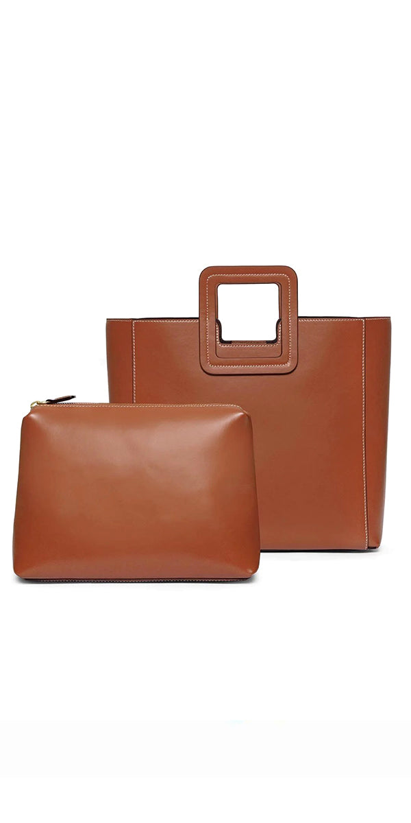 Staud Shirley Leather Tote