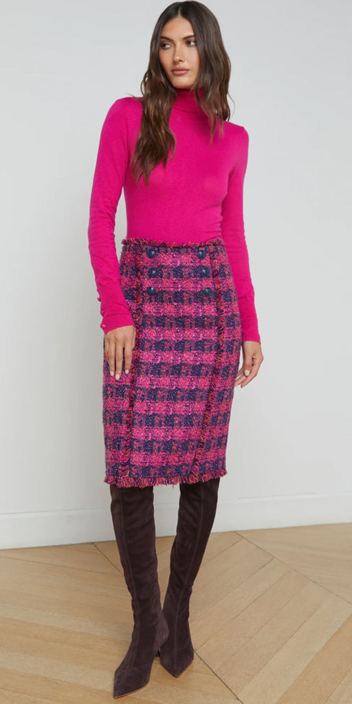 L'AGENCE Kitty Tweed Skirt