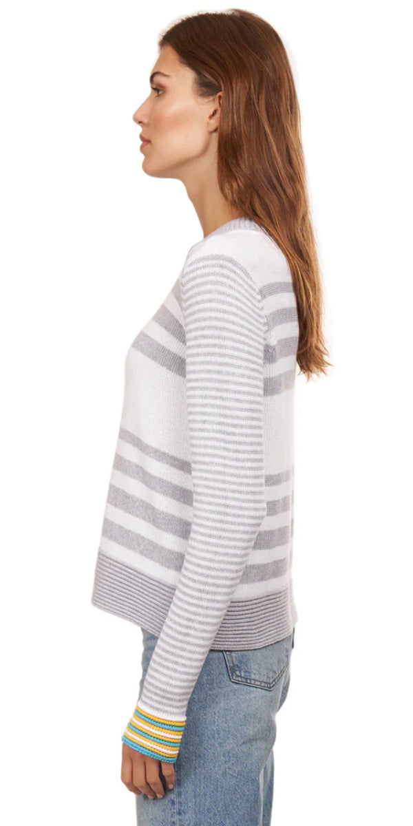 Autumn Cashmere Boxy Stripe Sweater