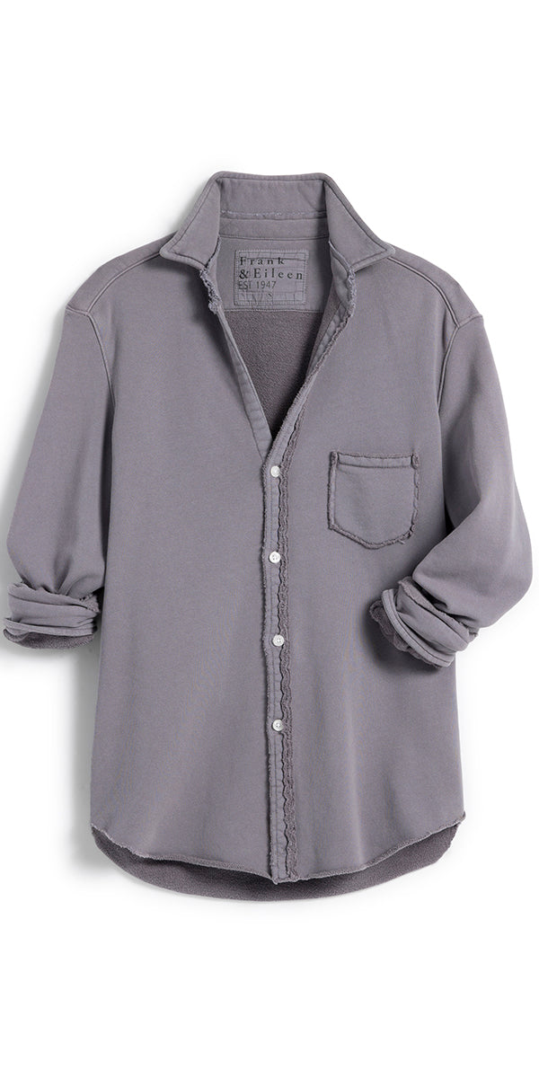 Frank & Eileen Relaxed Button-Up Shirt Elephant