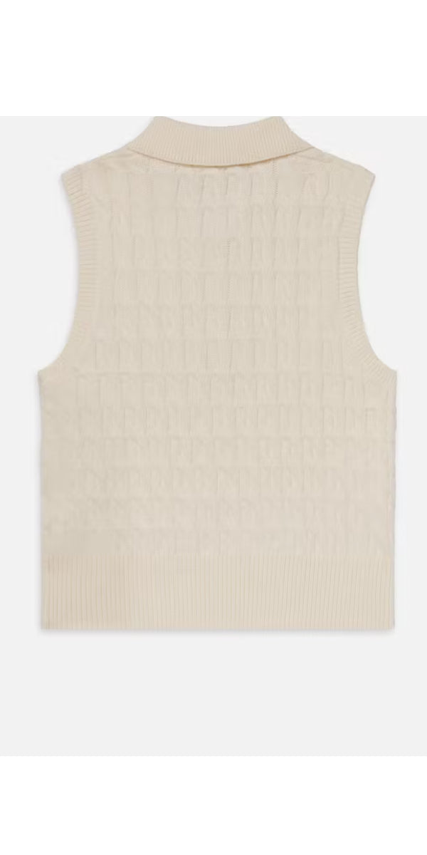 FRAME Cable Polo Vest